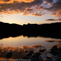 Buy canvas prints of Sunset in Great Langdale by Michaela Strickland