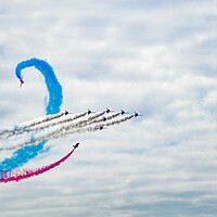 Buy canvas prints of Red arrows roll back by Brett Taylor