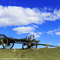Buy canvas prints of Abandoned wagon by Adrian Turnbull-Kemp