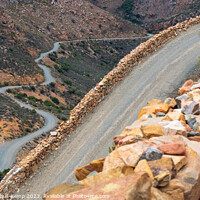 Buy canvas prints of Ascending the serpentine Swartberg Pass. by Adrian Turnbull-Kemp