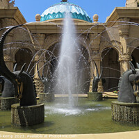 Buy canvas prints of Sable Fountain, Palace of the Lost City by Adrian Turnbull-Kemp