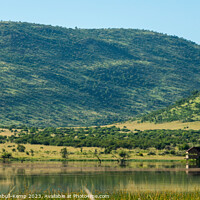 Buy canvas prints of Mankwe Dam and hide by Adrian Turnbull-Kemp