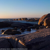 Buy canvas prints of Golden boulders by Adrian Turnbull-Kemp