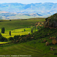 Buy canvas prints of Pastoral scene near Fouriesburg, Free State, South Africa by Adrian Turnbull-Kemp