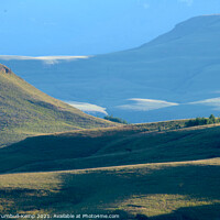 Buy canvas prints of Lengthening shadows, Drakensberg foothills, Kwazulu Natal by Adrian Turnbull-Kemp