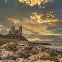 Buy canvas prints of Reculver Fort  by Ash Payne