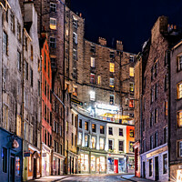 Buy canvas prints of Victoria Street, Edinburgh, Scotland. by Philip Leonard