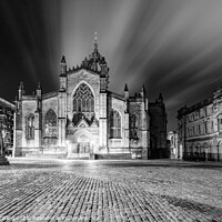 Buy canvas prints of St. Giles Cathedral Edinburgh Scotland at Night. by Philip Leonard