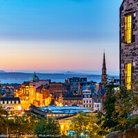 Buy canvas prints of View from Ramsay Lane just off the Royal Mile Edinburgh Scotland. by Philip Leonard