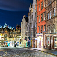 Buy canvas prints of Victoria Street Edinburgh Scotland. by Philip Leonard