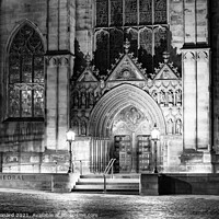 Buy canvas prints of St Giles Cathedral Edinburgh Scotland at Night. by Philip Leonard