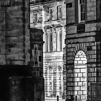 Buy canvas prints of Parliament Square Edinburgh Scotland. by Philip Leonard
