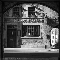 Buy canvas prints of Tolbooth Tavern on the Royal Mile Edinburgh Scotland  photographed through Sugarhouse Close. by Philip Leonard