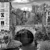 Buy canvas prints of Dean Village Edinburgh, Scotland showing the beautiful bridge over the Water of Leith by Philip Leonard