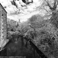 Buy canvas prints of Dean Village & The Water of Leith Edinburgh Scotland by Philip Leonard