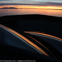 Buy canvas prints of Evening reflection on car by Alister Firth Photography