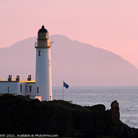 Buy canvas prints of Turnberry Lighthouse & Ailsa Craig by Alister Firth Photography