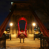 Buy canvas prints of Portland Street Bridge Glasgow by Alister Firth Photography