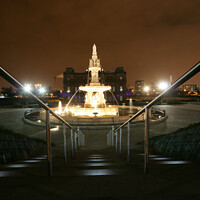 Buy canvas prints of Doulton Fountain by Alister Firth Photography