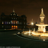 Buy canvas prints of Doulton Fountain & Peoples Palace by Alister Firth Photography