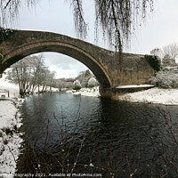 Buy canvas prints of Brig O Doon in the winter by Alister Firth Photography