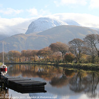 Buy canvas prints of The Caledonain Canal & Ben Nevis by Alister Firth Photography