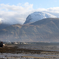 Buy canvas prints of Fort William stands in the shadow of a snow capped Ben Nevis by Alister Firth Photography