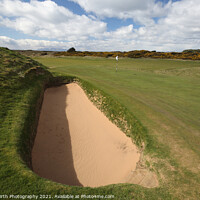 Buy canvas prints of The Postage Stamp Hole & Bunker by Alister Firth Photography
