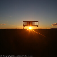 Buy canvas prints of The Waiting Bench by Alister Firth Photography