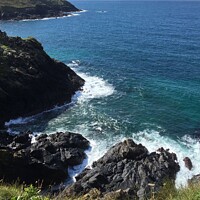 Buy canvas prints of Cornish coast by Deborah Welfare
