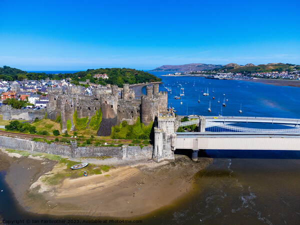 Conwy Castle  Picture Board by Ian Fairbrother