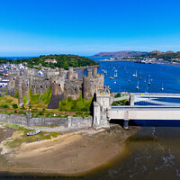 Buy canvas prints of Conwy Castle  by Ian Fairbrother