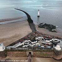 Buy canvas prints of New Brighton Lighthouse  by Ian Fairbrother