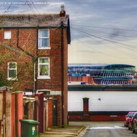 Buy canvas prints of Everton Stadium  by Ian Fairbrother