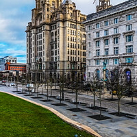 Buy canvas prints of Liverpool Liver Building  by Ian Fairbrother