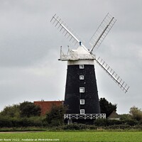 Buy canvas prints of Tower Windmill in Burnham Overy Staithe by Joan Rosie