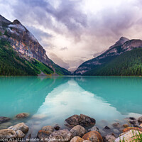 Buy canvas prints of Lake Louise, Banff National park, Canada by Delphimages Art
