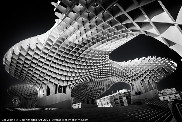 Seville. Metropol Parasol modern architecture Picture Board by Delphimages Art