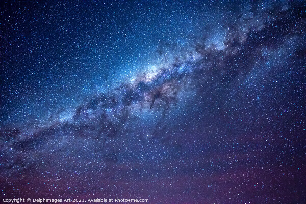 Milky Way. Night sky in Atacama desert, Chile Picture Board by Delphimages Art