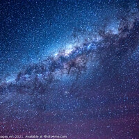 Buy canvas prints of Milky Way. Night sky in Atacama desert, Chile by Delphimages Art