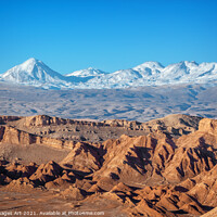 Buy canvas prints of Moon Valley landscape in Atacama desert, Chile by Delphimages Art