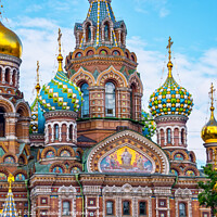Buy canvas prints of Church Savior on Spilled Blood Saint Petersburg by Delphimages Art