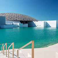 Buy canvas prints of Louvre museum in  Abu Dhabi, United Arab Emirates by Delphimages Art