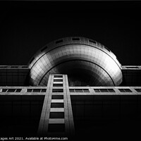 Buy canvas prints of Modern architecture in Tokyo, Japan. Fuji TV build by Delphimages Art
