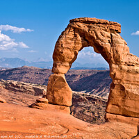 Buy canvas prints of Delicate Arch, Arches National Park, Utah USA by Delphimages Art