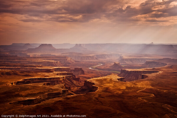 Canyonlands National Park panorama, Utah Picture Board by Delphimages Art