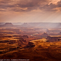 Buy canvas prints of Canyonlands National Park panorama, Utah by Delphimages Art