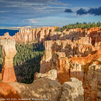Buy canvas prints of Bryce Canyon National Park landscape, Utah, USA by Delphimages Art