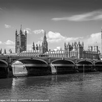 Buy canvas prints of London Westminster bridge the houses of Parliament by Delphimages Art