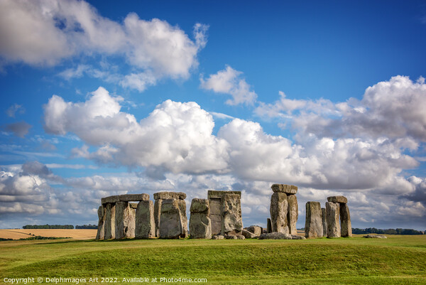 Stonehenge, UK Picture Board by Delphimages Art